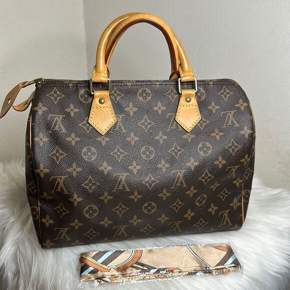 💯Authentic Louis Vuitton Speedy 30 Monogram 🍀 - Picture 1 of 17
